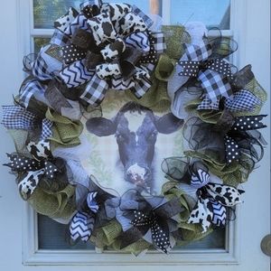 Cow wreath